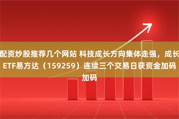 配资炒股推荐几个网站 科技成长方向集体走强，成长ETF易方达（159259）连续三个交易日获资金加码
